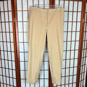 Ann Taylor Beige Curvy Ankle Pants